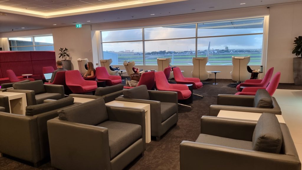 Air New Zealand Business Class Lounge Seating