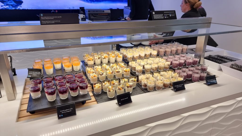 Air New Zealand Business Class Lounge Breakfast Options