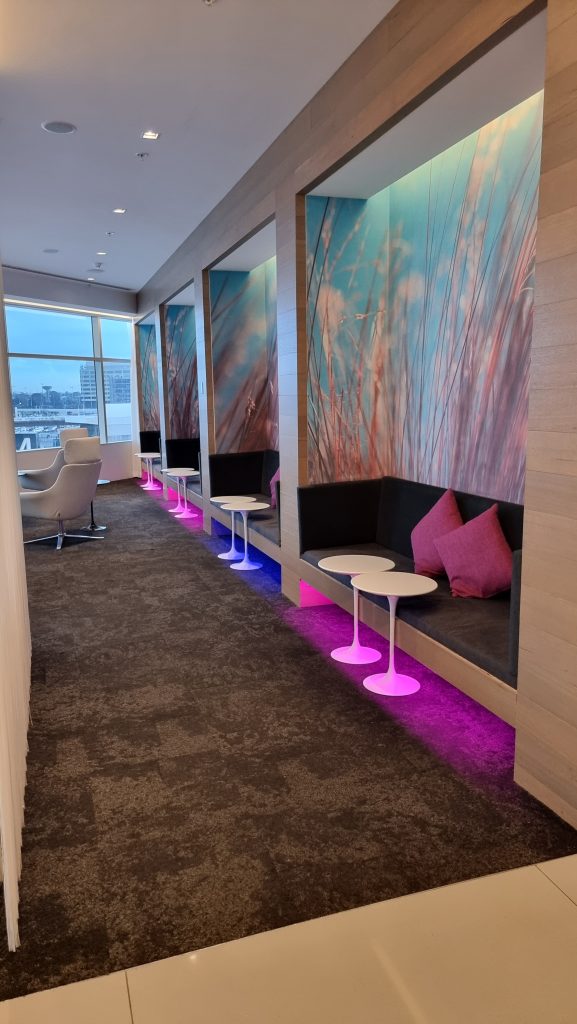 Air New Zealand Business Class Lounge Nook
