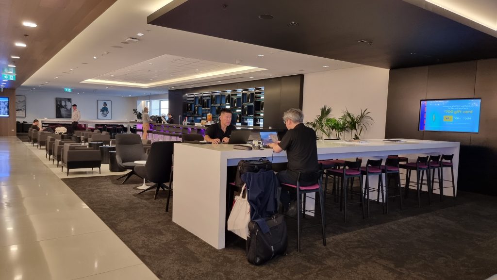 Air New Zealand Business Class Lounge Seating