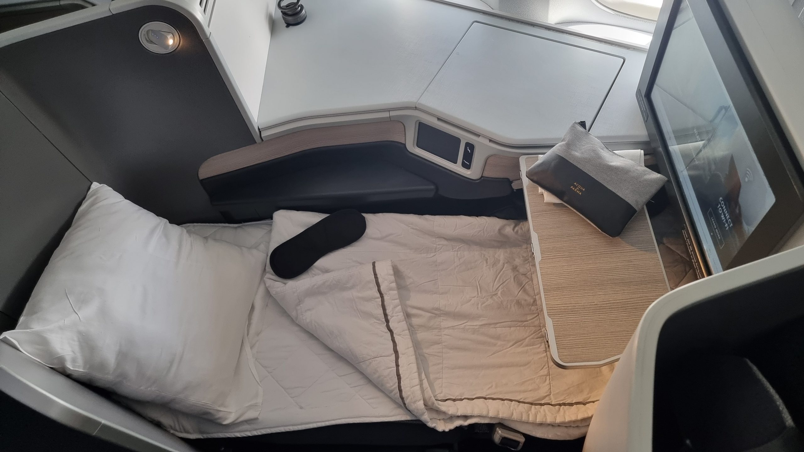 Air Canada Business Class Bed