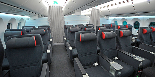 Air Canada Premium Economy Cabin