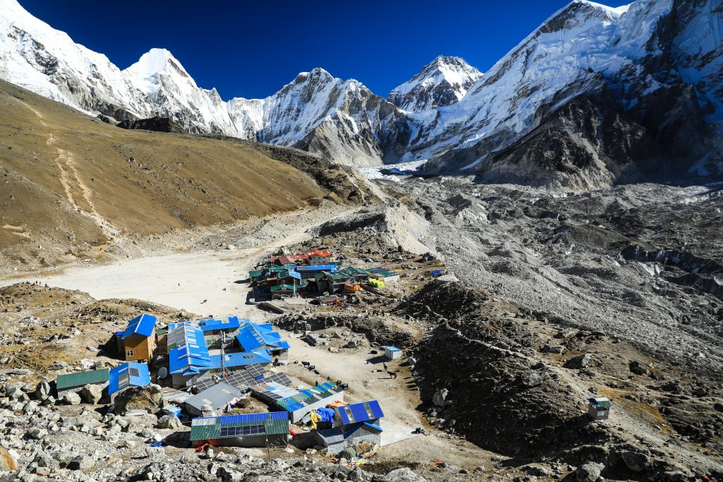 Adventure travel at Everest Base Camp, Nepal