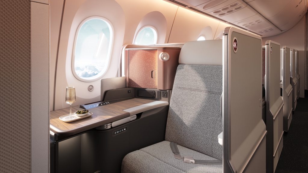 Qantas 787 Business Class